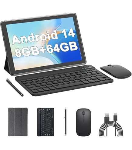 Amazon.com : Android 15 Tablet, 10.1 inch 12GB RAM+64GB ROM