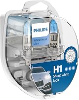 Philips WhiteVision ultra H1 Headlight Bulbs Set of 2 view 2
