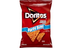 Doritos Tortilla Chips, Nacho Cheese Chips, Party Size, 14.5oz Bag