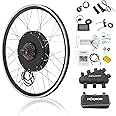 PEXMOR Electric Bike Conversion Kit, 48V 1200W 26" Front/Rear Wheel E-Bike Conversion Kit with 3 Mode Controller, PAS, LCD Display, Twist Throttle