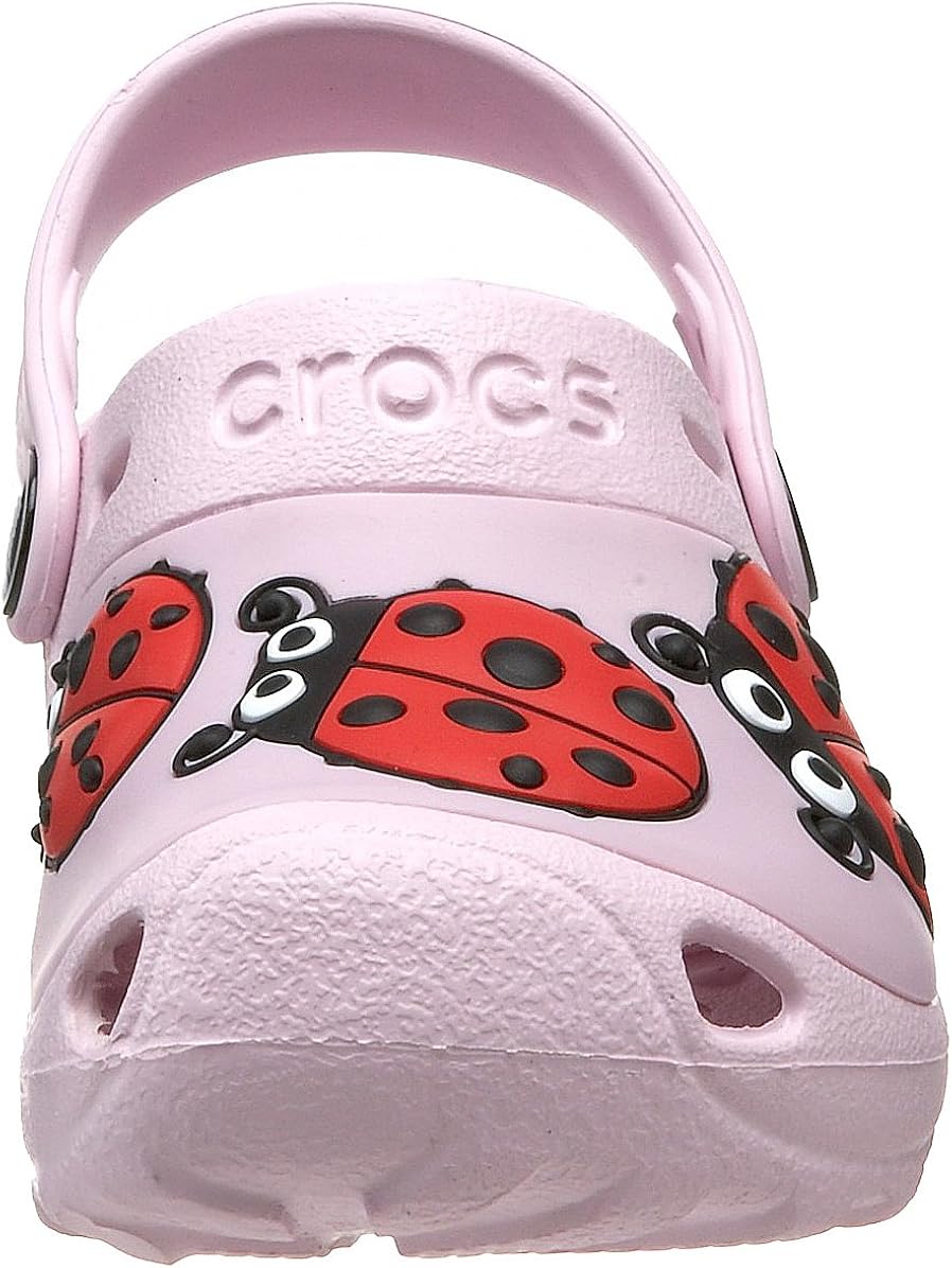 crocs kids girls on Amazon Com Crocs Ladybuglicious Clog Toddler Little Kid Bubblegum Bubblegum 3 M Us Little Kid 5 M Us Women S Shoes