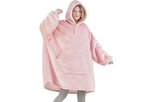 Degrees of Comfort Wearable Blanket Hoodie for Adults Women & Men - Cozy Warm, One Size Fits All