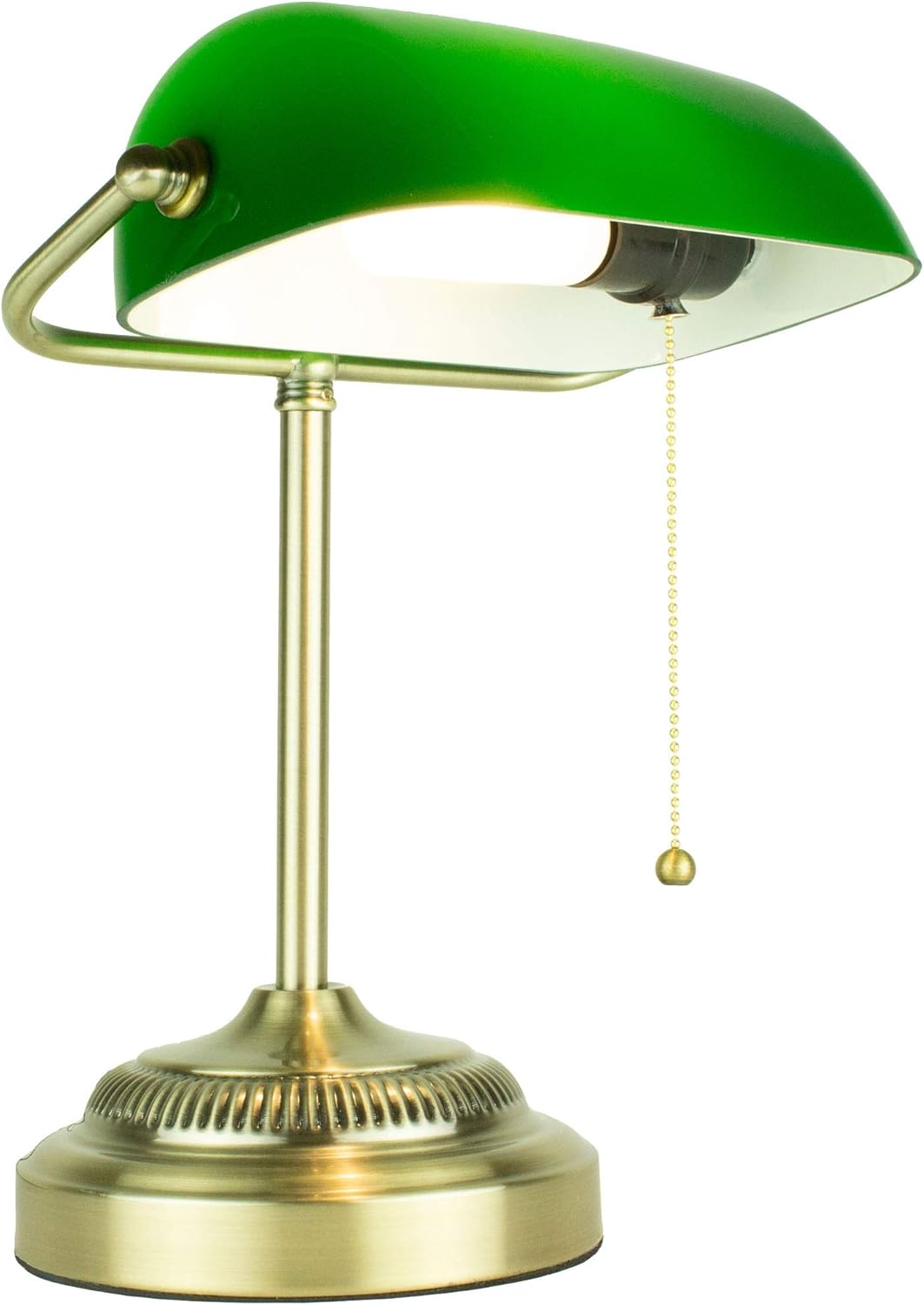 Newhouse Lighting NHDKMOGO Desk Shade, Antique Style