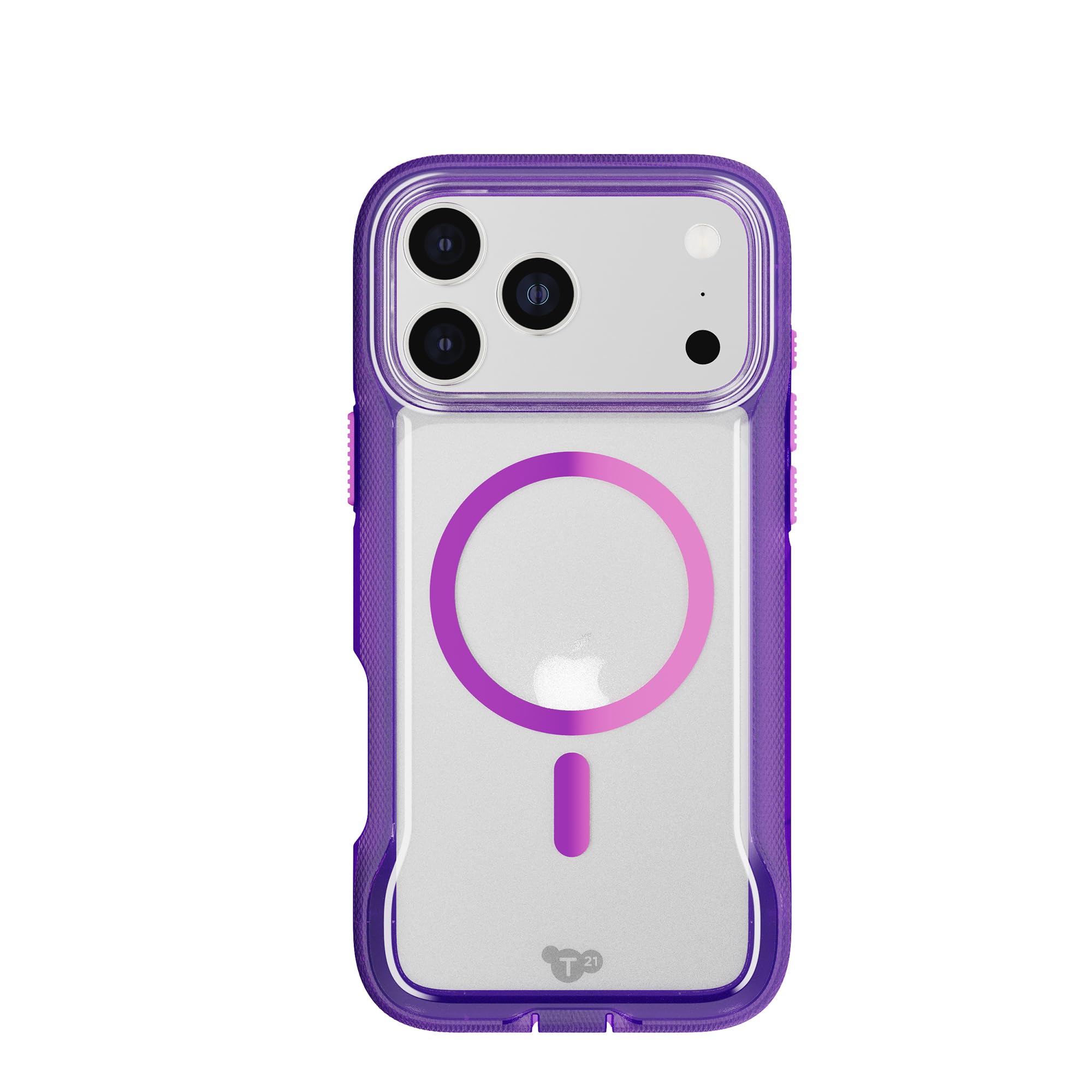 Photo 1 of Tech21 iPhone 17 Pro Max EvoPro with MagSafe Kindred Purple/Cyber Pink