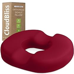CloudBliss Donut Pillow Seat Cushion Chair Pad for