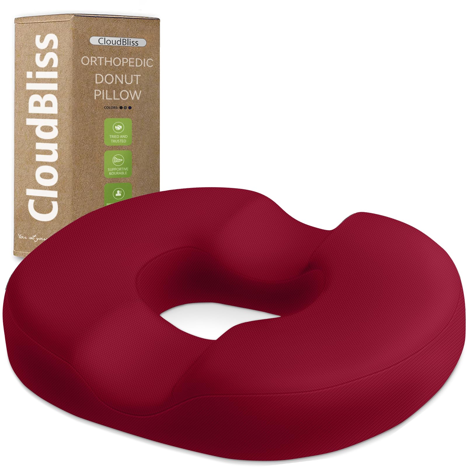 CloudBliss Donut Pillow Seat Cushion Chair Pad for