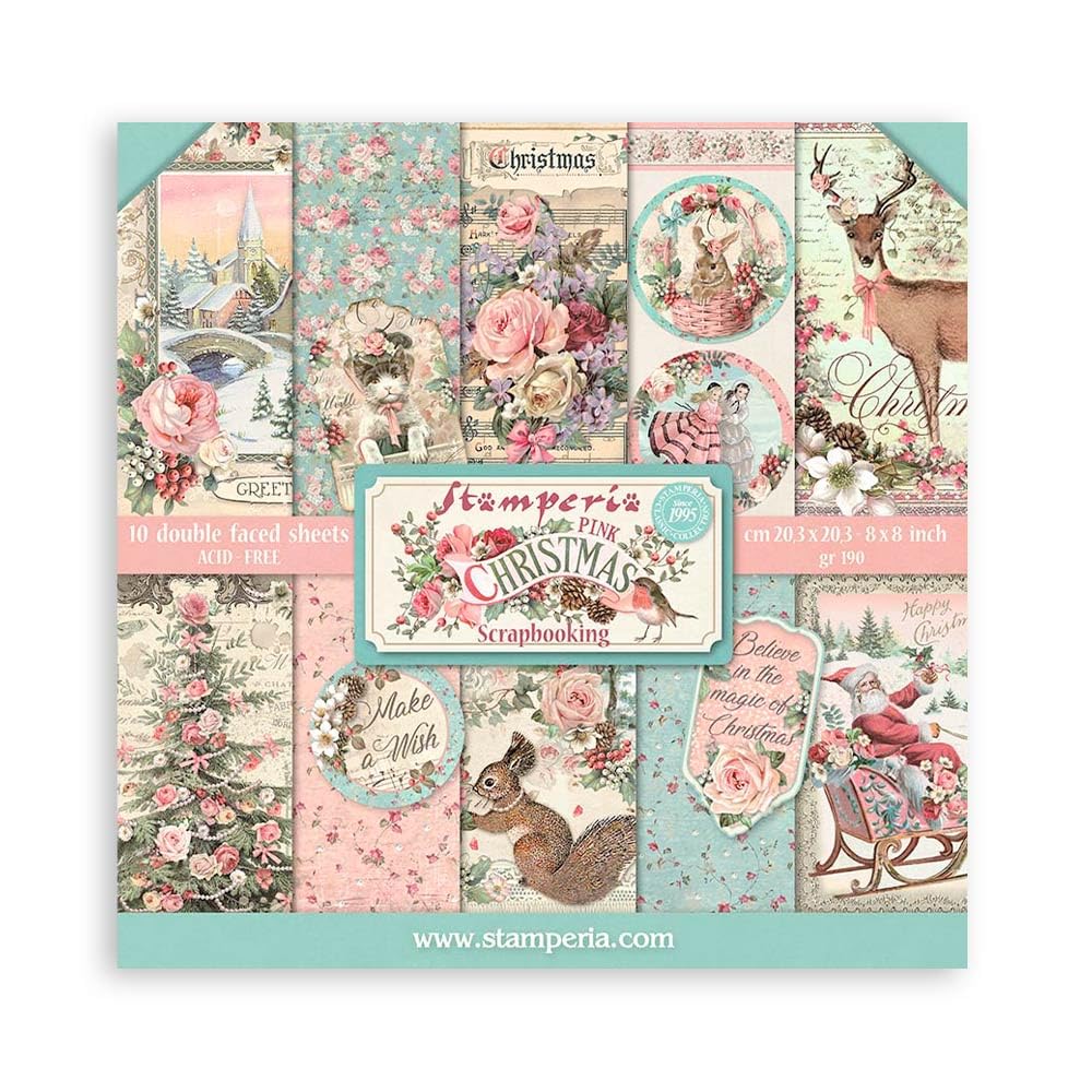 Stamperia - Pink Christmas - Mini Pad