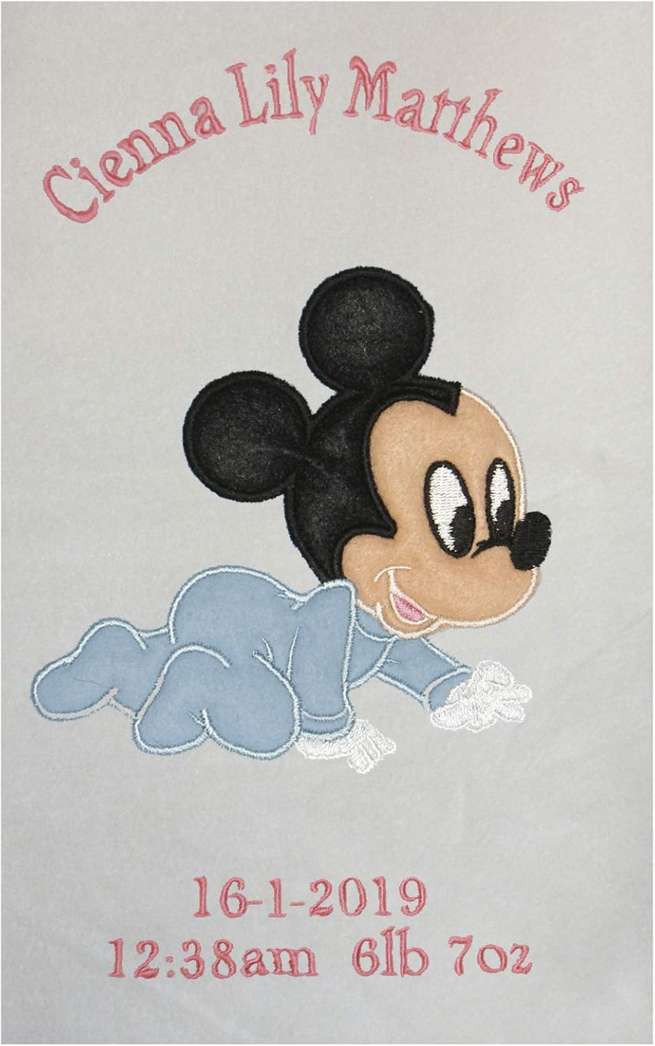 personalised baby blankets disney writing