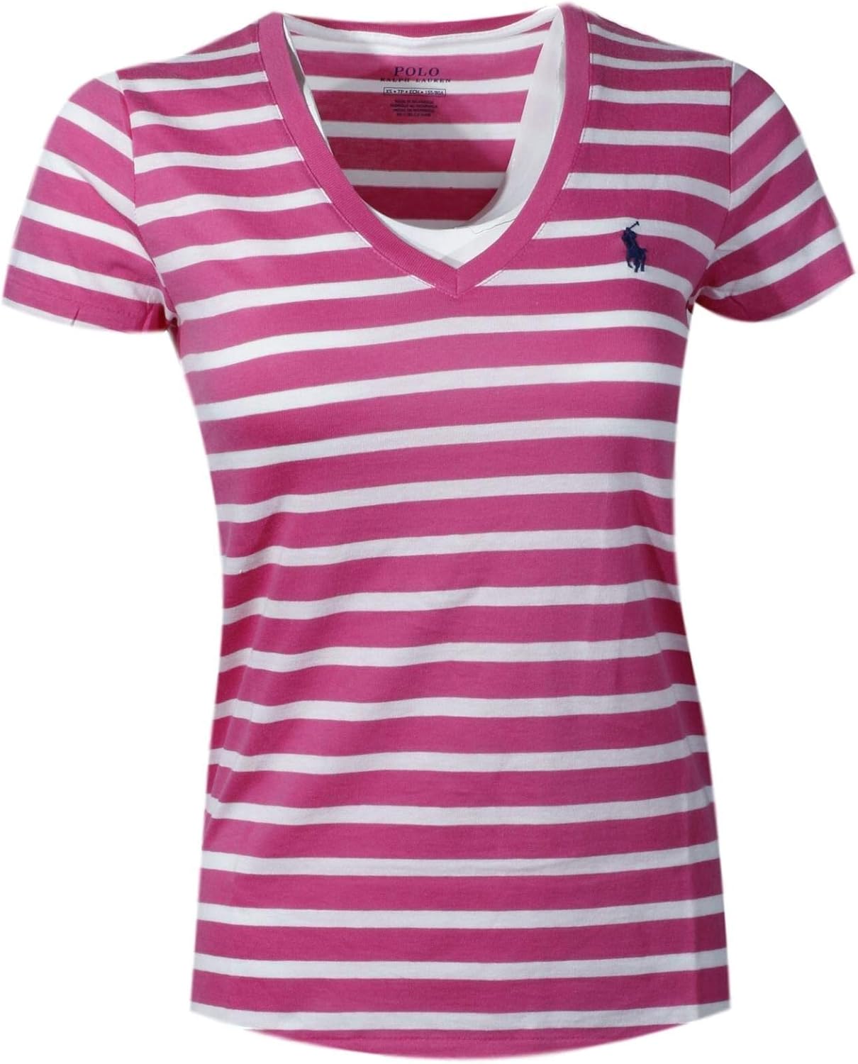 RALPH LAUREN Sport Women's Lightweight V-Neck T-Shirt: Clothing