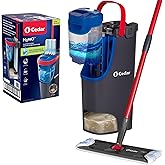O-Cedar H2prO Flat Mop System | Quick Cleaning Tool | Clean with Clean Water | Machine Washable Reusable Microfiber Mop Pad |