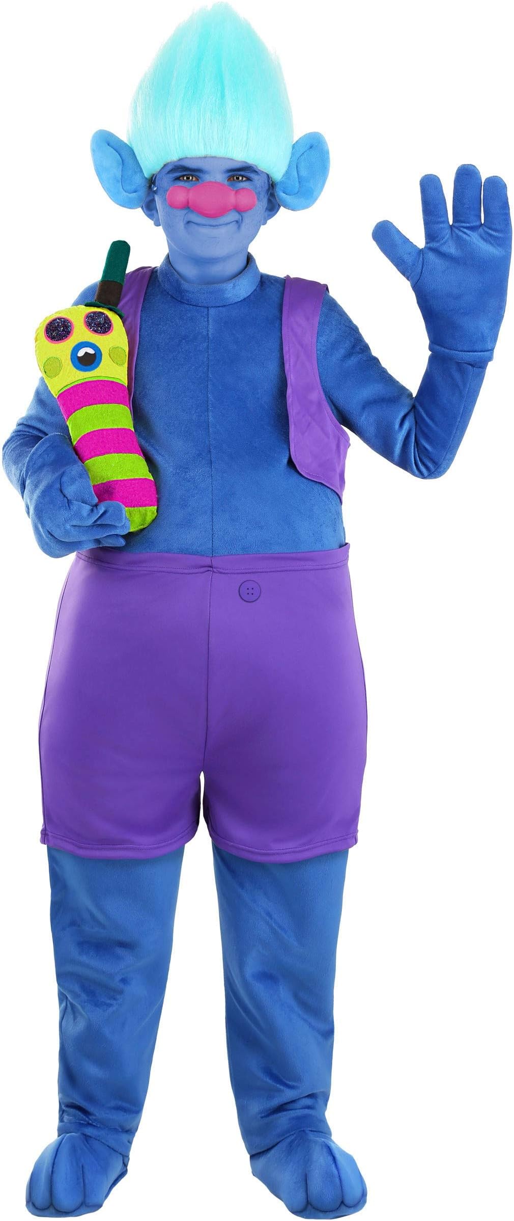 Fun CostumesTrolls Biggie Halloween Costume for Kids, Child Movie Character Jumpsuit
