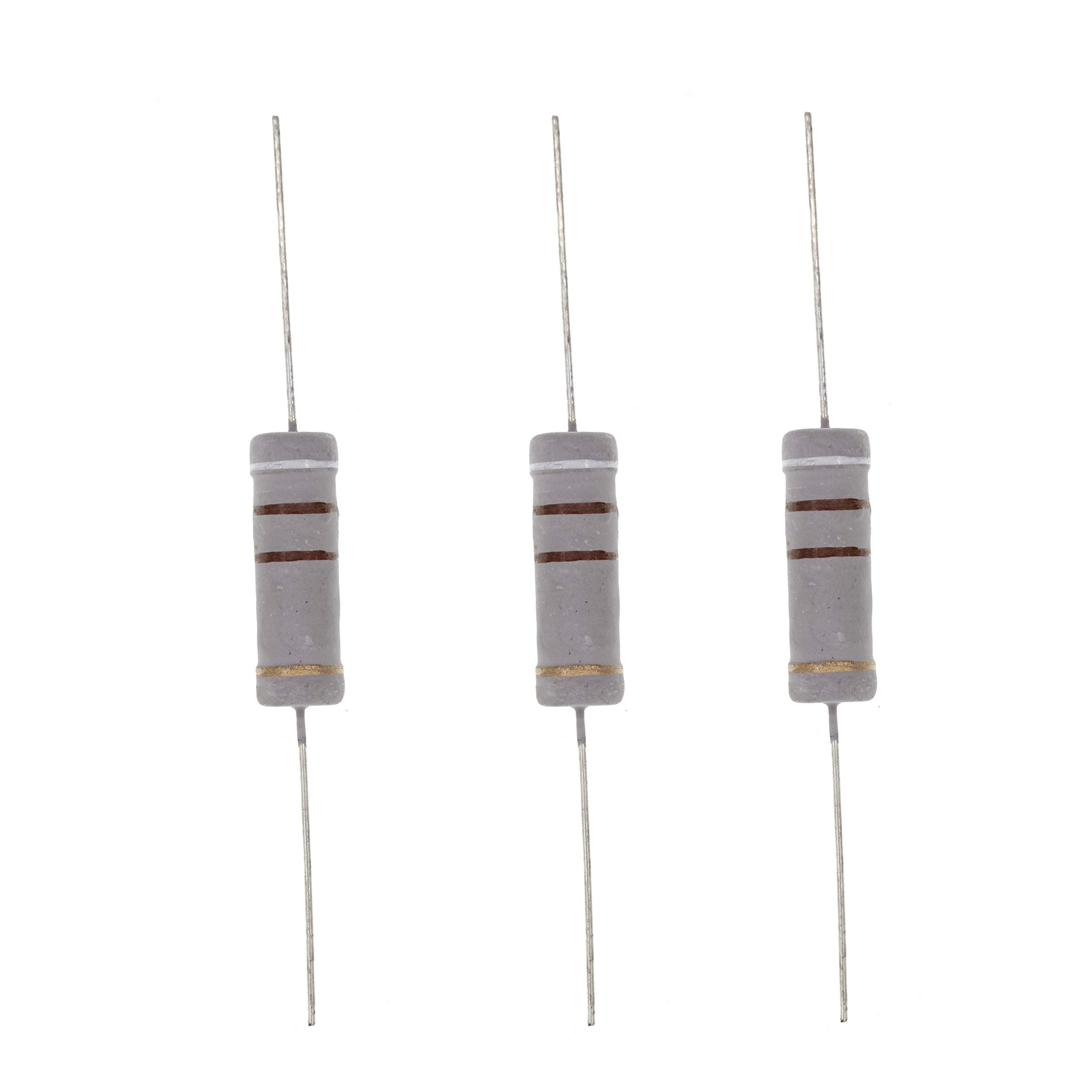 HUABAN 10PCS 5W 5 Watts 910R 910 Ohm 5% Metal Oxide Film Resistor