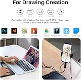 HUION H950P Graphics Tablet with PW100 Battery-free Stylus Tilt 8 Express Keys view 6