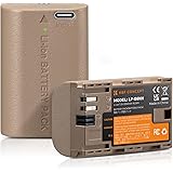 K&F Concept LP-E6NH Battery Replacement 2 Pack for Canon EOS 90D 80D 70D 5D Mark II III IV 5DS SR 6D 6D Mark II R5 R6 R6 II R