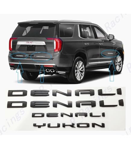 thumbnail interactive-video image 1 of Auto GMC Gloss Black Overlay Emblem For 2021-2023 GMC Yukon/Yukon XL – Front & Rear, Self-Adhesive 1 of 2
