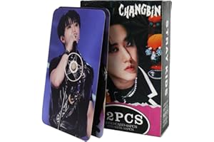 EDGNBLS Stray Kids Photocards 92Pcs, Lomo Cards for Photo Wall Decorations, SKZ Merch for Birthday Gift, KPOP Photocard for Collections (chang-bin)
