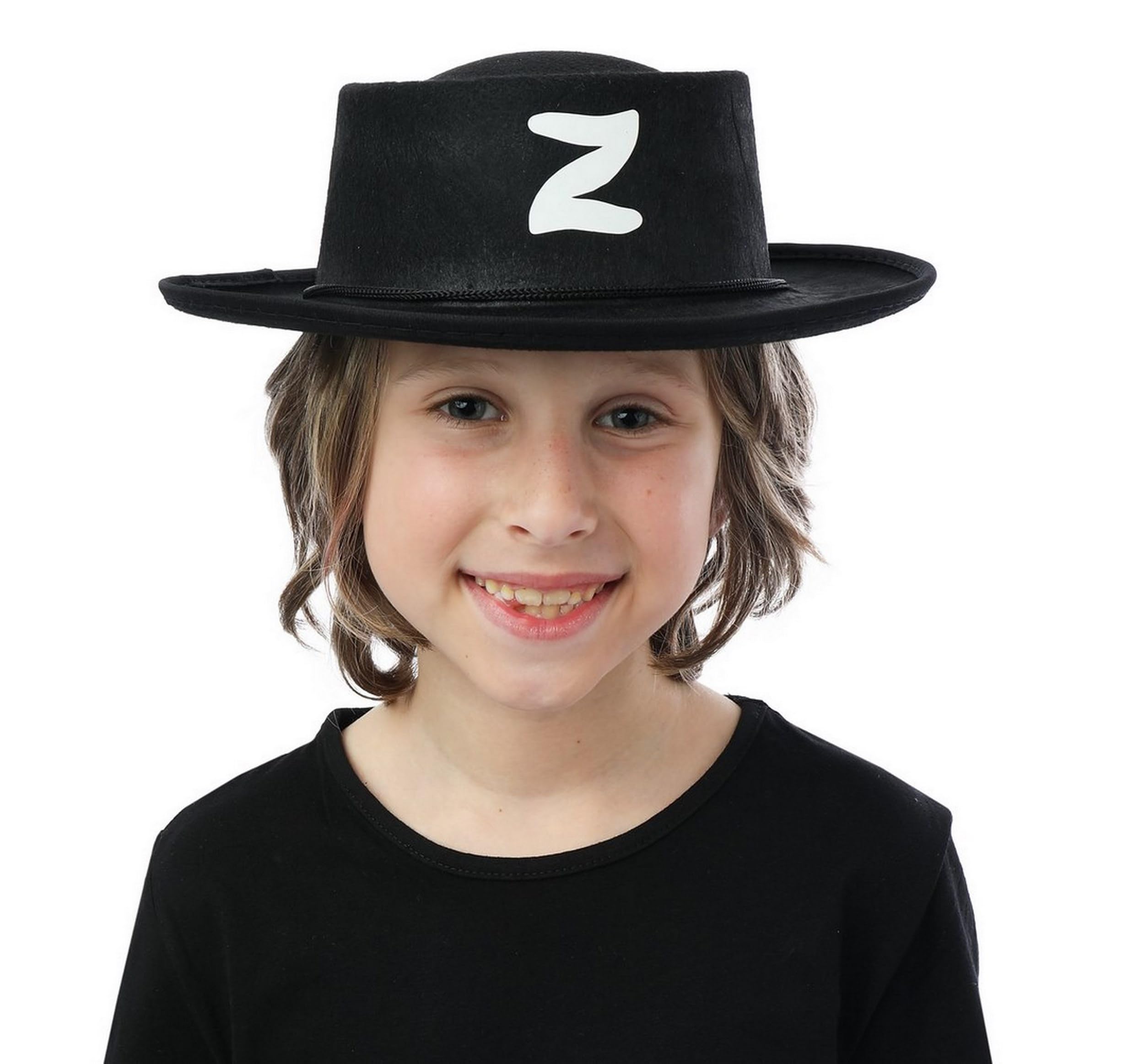 P 'tit clown 10600 Masked Bandit Hat Felt Child – Black
