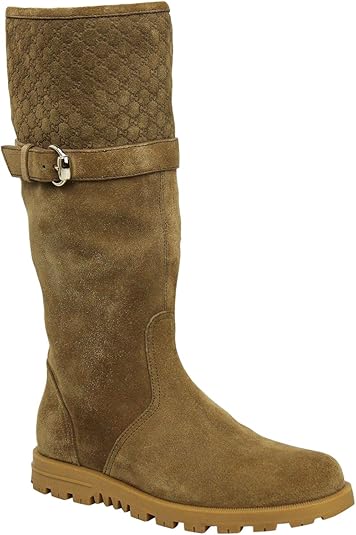 gucci brown suede boots