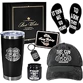 AYGE 50th Birthday Gifts for Men, Coworker, Teachers, Boss, Friends, Dad, Include 20 oz Insulated Tumbler, Gift Box for Men Turning 50 year old