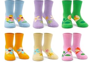 Boys Winter Socks Kids Warm Crew Socks Thermal Terry Socks for Boys 6 Pairs