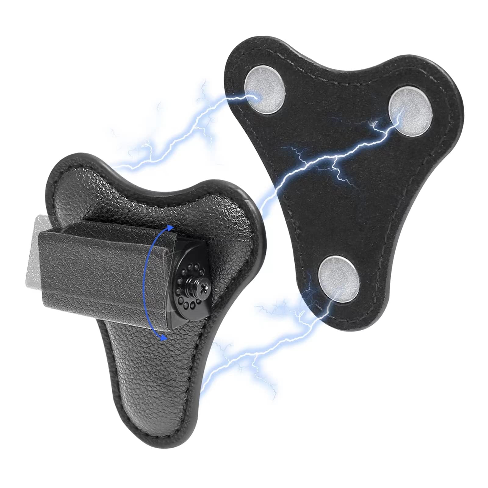 Body Camera Mount, Universal Magnetic Suction Back Clip with 6pcs Strong Magnets Fit for All Models Body Cam, Police Body Camera Magnet Mount Support 45° Angle Adjustable, Stick to Clothes