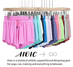 AIOIC Girls Butterfly Shorts Kids Flowy Shorts