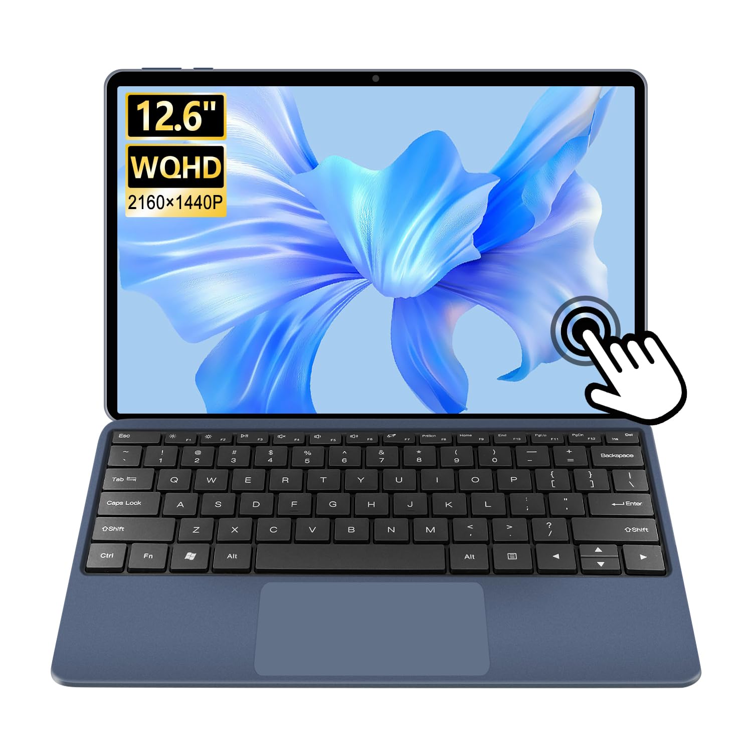 Photo 1 of VGKE Magicbook 2-in-1 Touchscreen Laptop, 12.6" 2160x1440 WQHD Tablet & Laptop, Intel Core™ i5-10210Y, Quad Core 4GHz, 8GB RAM, 512GB SSD, Titanium Grey