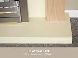 Adam Southwold Oak & Cream 43 inch Fireplace Surround Modern Unfinished view 4
