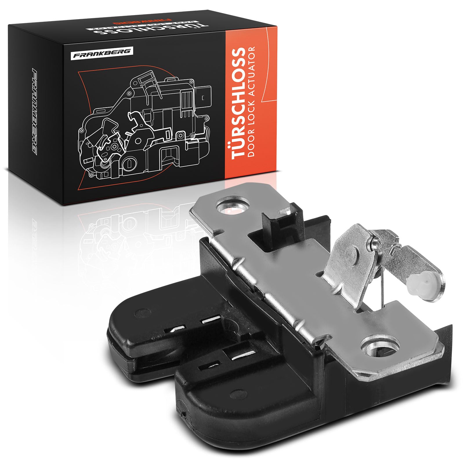Frankberg Door Lock Actuator Rear Boot Tailgate Compatible with B-o-r-a 1J6 Caddy MK III MK IV Polo 9N_ Touareg 7LA 1997-2015 6Q6827505E
