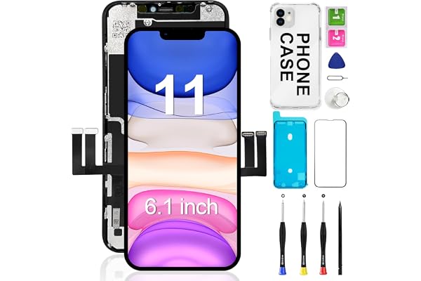 for iPhone 11 Screen Replacement 6.1 Inch LCD Display Touch Screen | For A2111, A2223, A2221. Home or shop repair for broken