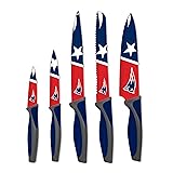 NFL New England Patriots 5-Piece Kitchen Knife Set