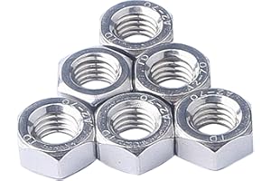 Smartsails 1/4"-20 Stainless Steel Finished Hex Nut, 304 Stainless Steel Nut, Hardware Nut, Metal Nut, Steel Nut, 1/4 Nut, 1/4-20 Nuts, 1/4 20 Nut, 1/4-20 Nut, 1/4 Nut, 1/4 20 Nut (50 Pack)