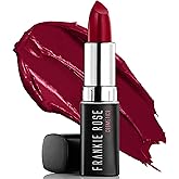 Frankie Rose Long Lasting Lipstick for Women | Smudge Proof Lipstick Enriched with Jojoba Oil | Buildable Lip Colors, Suitable For All Skin Tones | Cruelty-Free Lip Makeup | Cabernet