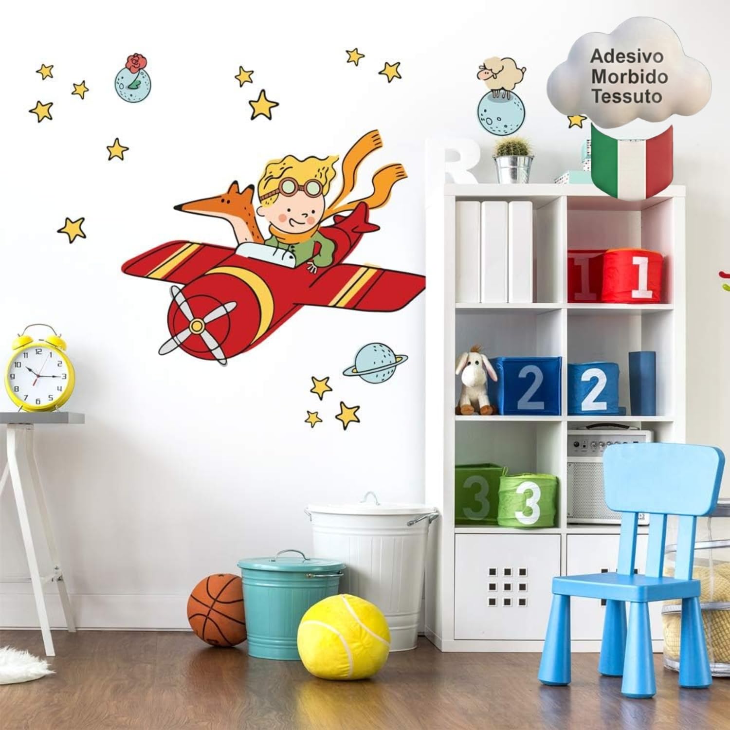 kina - R00578 Wall Stickers small prince Wall Decoration Baby Nursery Nursery Bedroom