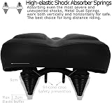 DAWAY C40 Ultra-Comfortable Oversized Bike Seat Memory Foam Padded view 5
