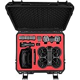 Drogear Waterproof Hard Case for DJI Avata 2 Fly More Combo | Fits DJI Goggles 3 (Not for Goggles N3)/ RC Motion 3 / FPV Remo