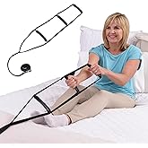 Stander BedCaddie, Pull-Up Assist Bed-Ladder with Non-Slip Handles for Adults, Seniors, and Elderly, Adjustable Length Bed-Li