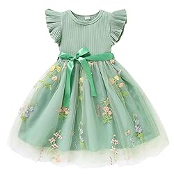 Sinhoon Toddler Girl Tulle Dress Summer Ruffle