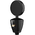 NEAT Microphones Neat Worker Bee II - Cardioid Medium Diaphragm Condenser Microphone with Internal Capsule Shock Mount, for Recording, Podcasting, Streaming, and Gaming, XLR Output - Black