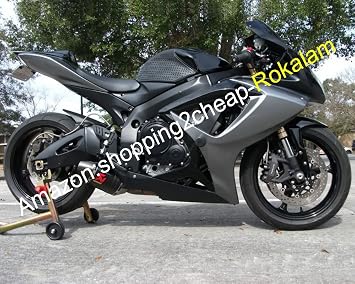Amazon Com Motorcycle Fairing For Gsxr600 Gsx R 600 Gsxr 600 750 2006 2007 06 07 K6 Black Gray Fairing Kit Injection Molding Automotive