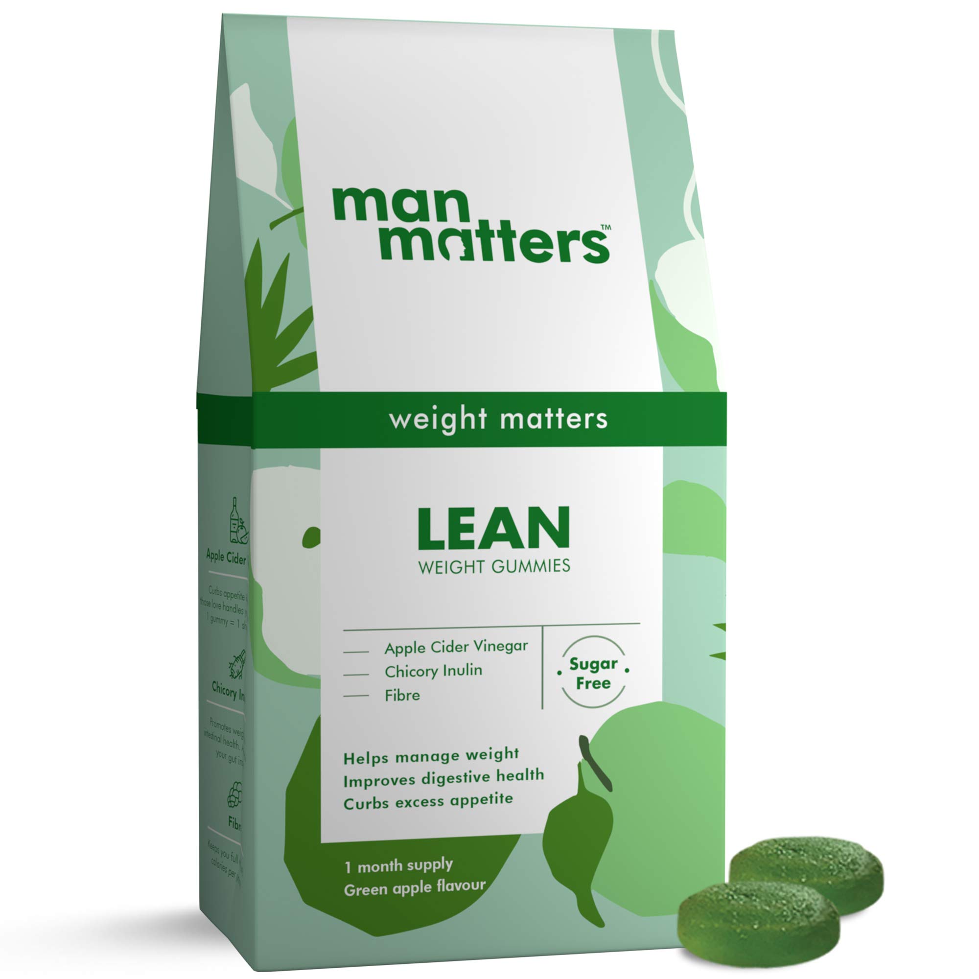 Buy Man Matters Apple Cider Vinegar Gummies For Men ACV with Mother in