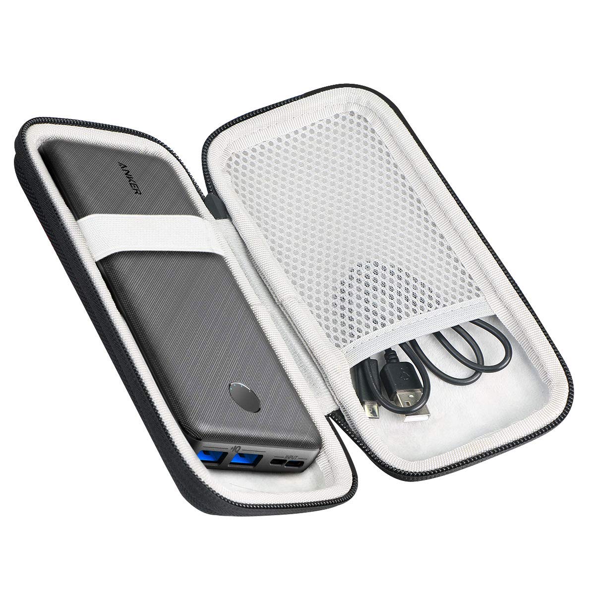 Khanka Hard powerbank Case for Anker Power Bank PowerCore Essential 20000mAh/ 20000 PD Portable Charger.(case only)