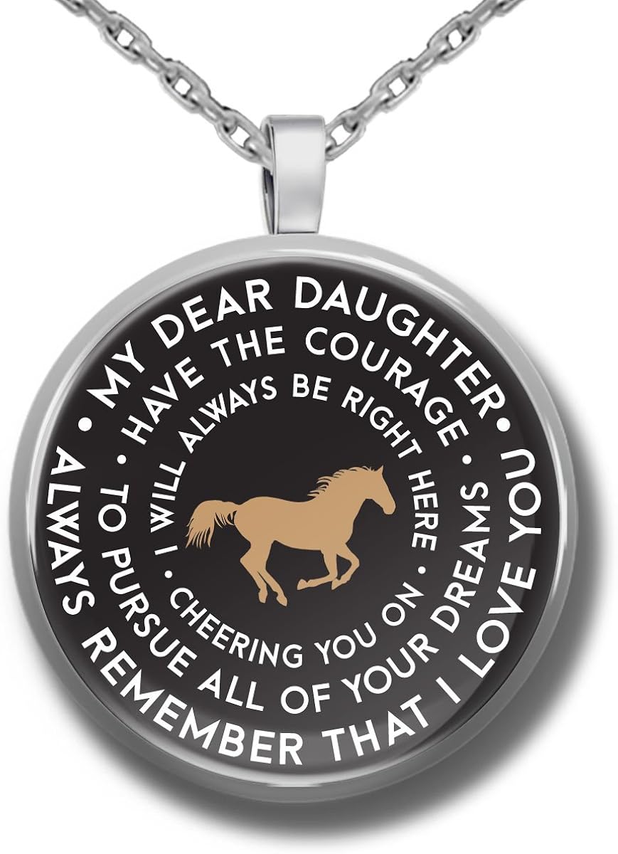 mother and child horse necklace