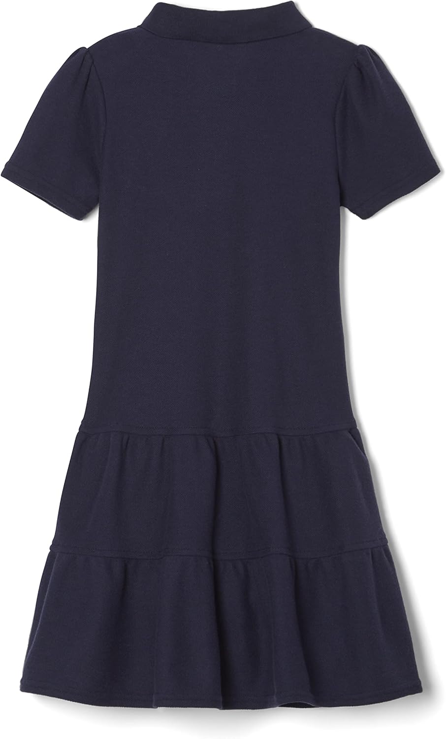 French Toast Girls' Ruffle Pique Polo Dress: Clothing