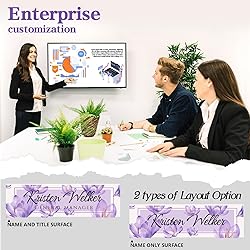 Custom Office Name Plate for Desk - Desk Name Plate