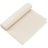 BENECREAT 25 Count Cross Stitch Fabric, 29.5x19.7 Inch Antique White Linen Fabric for Embroidery DIY Crafts Home Decoration