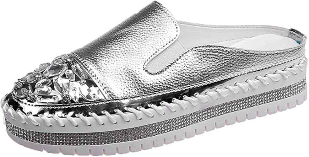 Amazon スニーカー レディース かかとなし シューズ 軽量 ひもなし スリッポン キャンバススニーカー 踵なし スリッパ 履きやすい サンダル 白 ウォーキングシューズ アウトドア 防滑 通気性 軽量 デッキシューズ イノヤシューズ スニーカー