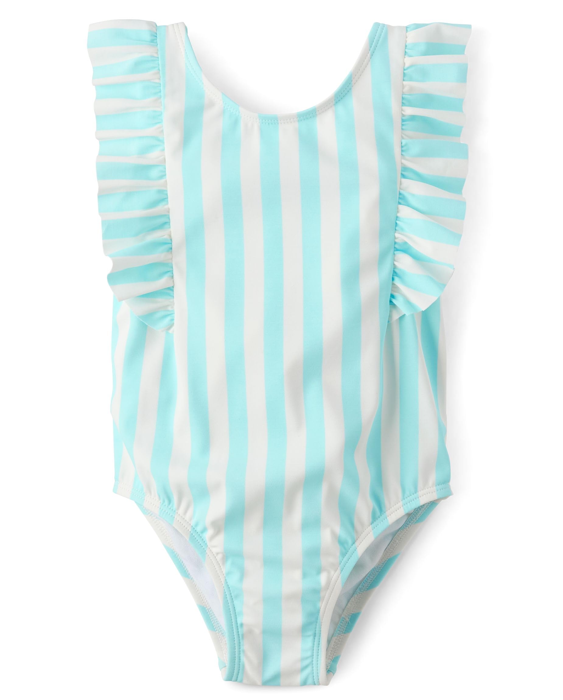 Photo 1 of The Children's Place,Baby Girls,and Toddler One Piece Swimsuit,Seagrove Stripe,2 Years