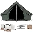 WHITEDUCK Regatta Canvas Bell Tent - w/StoveJack, Waterproof, 4 Season Luxury Camping and Glamping Yurt Tent Outdoor