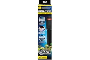 Fluval T100 Fully Electronic Aquarium Heater, 100W, up to 30 US Gal / 100 L